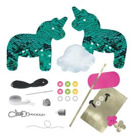 Fashion Pailletter charm - Unicorn/enhörning-2