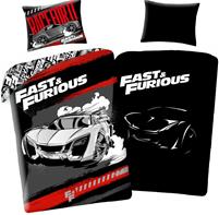 Fast and Furious Påslakanset – 140x200cm, 100 procent bomull