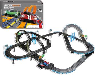 Fast Race Racerbana för barn, 1047 cm, skala 1:64