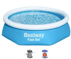 Bestway Fast Set Pool 244 x 61 cm m.filter pump