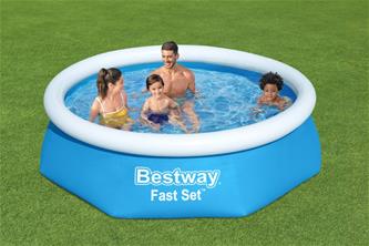  Bestway Fast Set Pool 244 x 61 cm m.filter pump-2