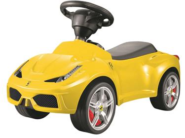 Ferrari 458 Gåbil med lädersäte, gul