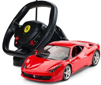 Ferrari 458 Italia Radiostyrd bil med ratt 1:14