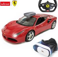 Ferrari  488 GTB Radiostyrd Bil m/VR briller + Kamera 1:14