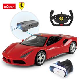 Ferrari  488 GTB Radiostyrd Bil m/VR briller + Kamera 1:14-2