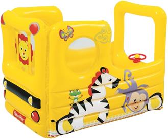 Fisher-Price Skolbuss bollbassäng med bollar-6