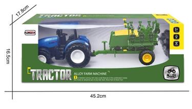 Fjärrstyrd traktor med släp 1:24 Alloy 2.4G-2