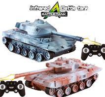Fjärrstyrda Battle Tanks med IR Combat System Grå/Sand 27,5 cm (2 st)