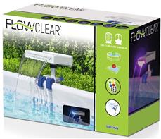 Flowclear Lugnande LED-vattenfall till Pool