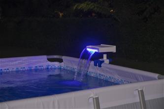 Flowclear Lugnande LED-vattenfall till Pool-6