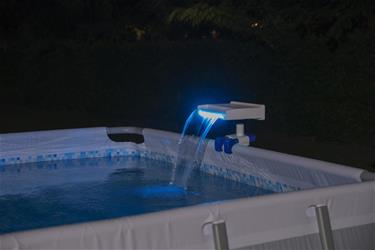 Flowclear Lugnande LED-vattenfall till Pool-9