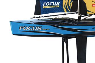 Focus V3 RC-segelbåt – Stor 2,4 GHz RTR-yacht FlySky i6, blå-7