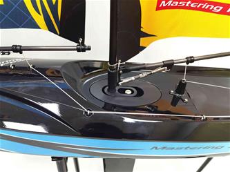 Focus V3 RC-segelbåt – Stor 2,4 GHz RTR-yacht FlySky i6, blå-9