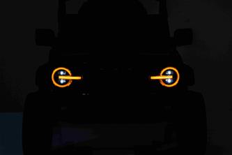 Ford Bronco Raptor elbil till barn 12v m/Gummihjul, 2.4G-8