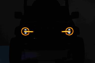 Ford Bronco Raptor elbil till barn 12v m/Gummihjul, 2.4G-8