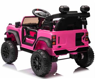 Ford Bronco Raptor elbil till barn Rosa 12v m/Gummihjul, 2.4G-3