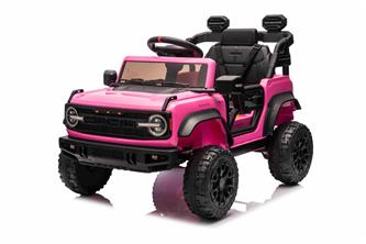 Ford Bronco Raptor elbil till barn Rosa 12v m/Gummihjul, 2.4G-8