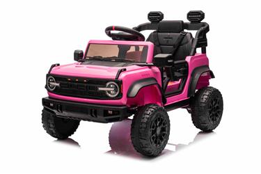 Ford Bronco Raptor elbil till barn Rosa 12v m/Gummihjul, 2.4G-8