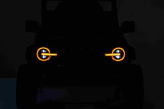 Ford Bronco Raptor elbil till barn Rosa 12v m/Gummihjul, 2.4G-9