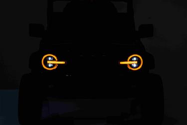 Ford Bronco Raptor elbil till barn Rosa 12v m/Gummihjul, 2.4G-9