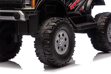 Ford F-150 Raptor Elbil för barn 10,8V med lädersäte-3