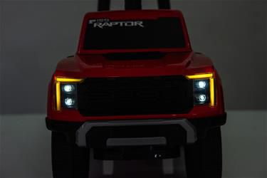 Ford F150 Raptor Gåbil med ljus och ljud, Röd-4