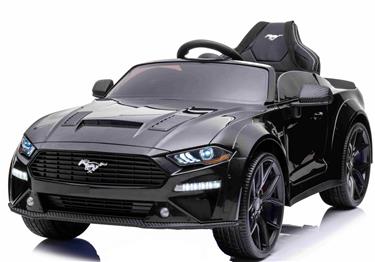 Ford Mustang GT Drift 21,6V Svart för barn 2.4G +Läderstol