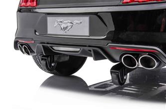 Ford Mustang GT Drift 24V Svart för barn 2.4G +Läderstol, upp till 15 km/h-6