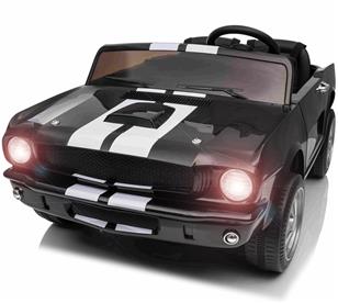 Ford Mustang Shelby GT350 Elbil för barn 21,6V med lädersäte, gummihjul