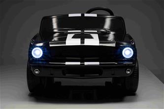 Ford Mustang Shelby GT350 Elbil för barn 21,6V med lädersäte, gummihjul-10