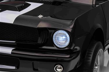Ford Mustang Shelby GT350 Elbil för barn 21,6V med lädersäte, gummihjul-11