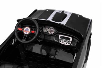 Ford Mustang Shelby GT350 Elbil för barn 21,6V med lädersäte, gummihjul-12