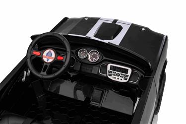 Ford Mustang Shelby GT350 Elbil för barn 21,6V med lädersäte, gummihjul-12