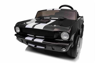 Ford Mustang Shelby GT350 Elbil för barn 21,6V med lädersäte, gummihjul-19