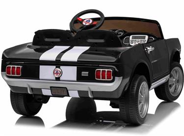 Ford Mustang Shelby GT350 Elbil för barn 21,6V med lädersäte, gummihjul-4