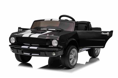 Ford Mustang Shelby GT350 Elbil för barn 21,6V med lädersäte, gummihjul-8