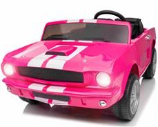 Ford Mustang Shelby GT350 Elbil för barn 21,6V med lädersäte, gummihjul