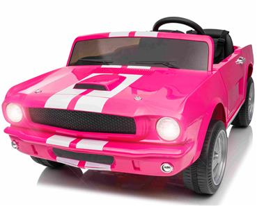 Ford Mustang Shelby GT350 Elbil för barn 21,6V med lädersäte, gummihjul