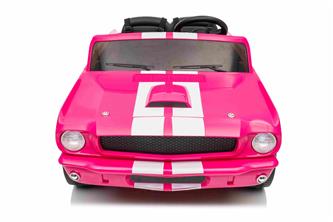 Ford Mustang Shelby GT350 Elbil för barn 21,6V med lädersäte, gummihjul-10