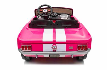 Ford Mustang Shelby GT350 Elbil för barn 21,6V med lädersäte, gummihjul-11