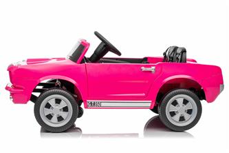 Ford Mustang Shelby GT350 Elbil för barn 21,6V med lädersäte, gummihjul-12