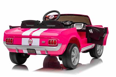Ford Mustang Shelby GT350 Elbil för barn 21,6V med lädersäte, gummihjul-13