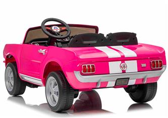 Ford Mustang Shelby GT350 Elbil för barn 21,6V med lädersäte, gummihjul-3