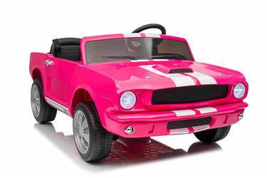 Ford Mustang Shelby GT350 Elbil för barn 21,6V med lädersäte, gummihjul-7