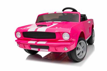 Ford Mustang Shelby GT350 Elbil för barn 21,6V med lädersäte, gummihjul-8