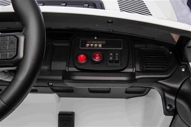 Ford Ranger Raptor Elbil för barn 21,6V med lädersäte, 2.4G RC VIT-11