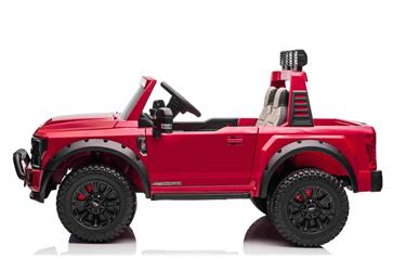 Ford Super Duty Truck m/Lithium  + 4xMotor + Gummihjul + Skumsäte Röd-3