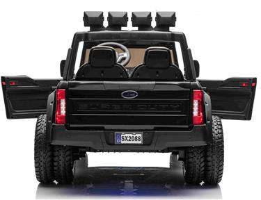 Ford Super Duty Truck m/Lithium  + 4xMotor + Gummihjul + Skumsäte Svart-7