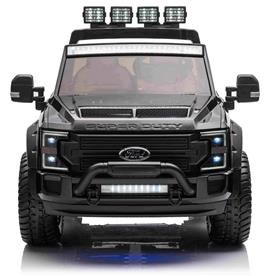 Ford Super Duty Truck m/Lithium  + 4xMotor + Gummihjul + Skumsäte Svart-2