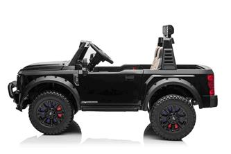 Ford Super Duty Truck m/Lithium  + 4xMotor + Gummihjul + Skumsäte Svart-4